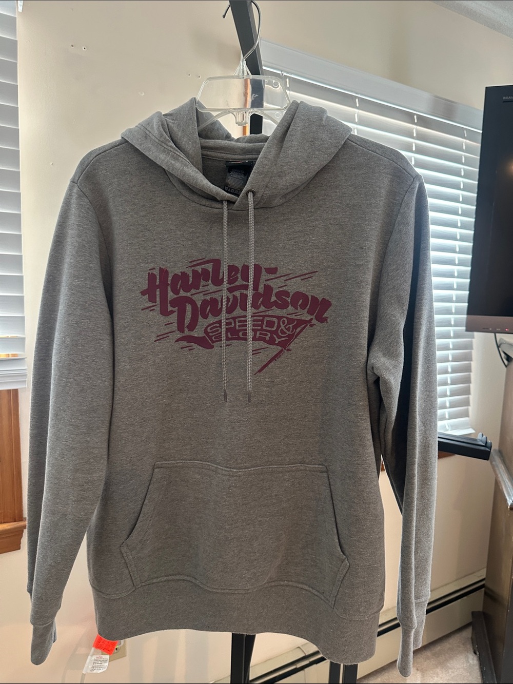 Harley-Davidson Gray Hoodie with Logo Woman’s Size 1W